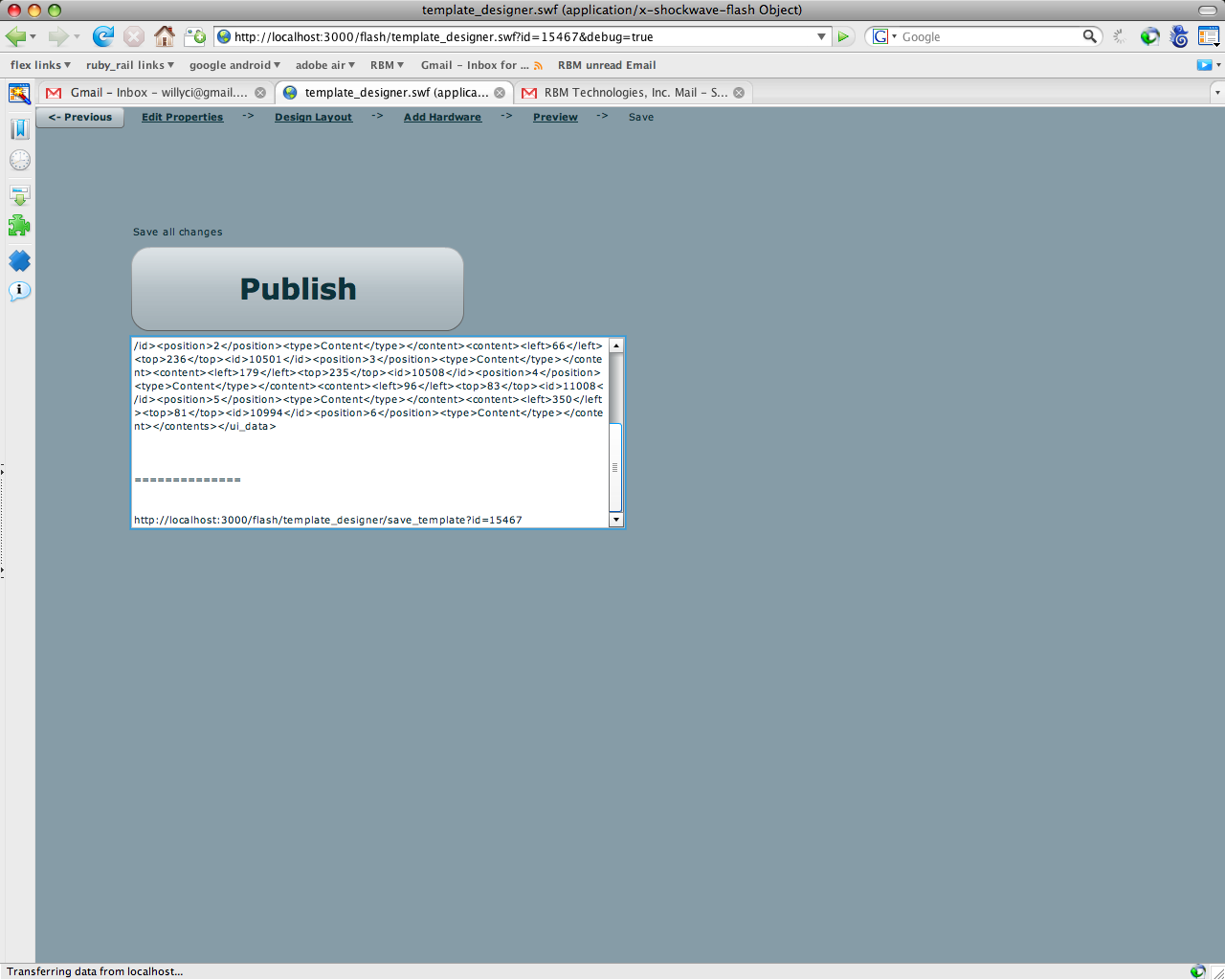 debug_mode_display_data_sent_to_server